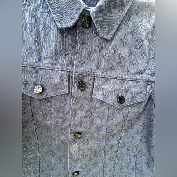 Louis Vuitton Monogram Denim Jacket Virgil Abloh - Picture 8 of 9